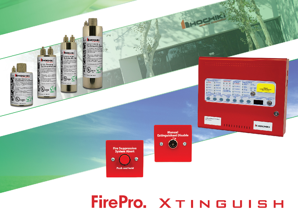hệ thống chữa cháy FirePro Xtinguish Hochiki